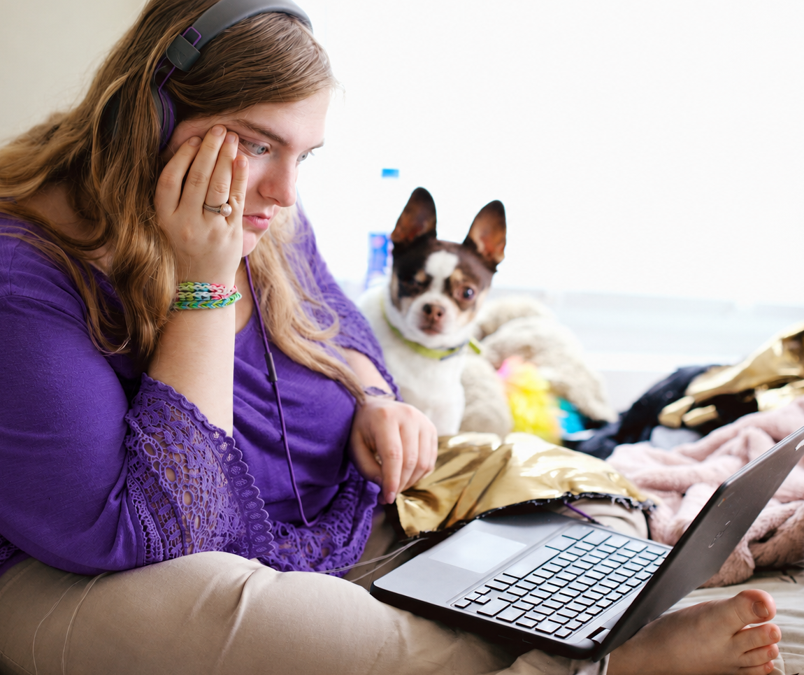 A woman in a purple jacket beneath the words Semi Casual Mood and the Cirolearn logo